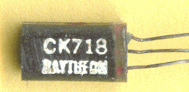 10,000 "CK718" hearing aid transistors are produced by Raytheon.