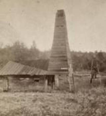 Edwin Drake Drilled the First Oil Well in Pennsylvania in 1859