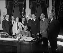 Congress passes the Glass-Steagall Act.