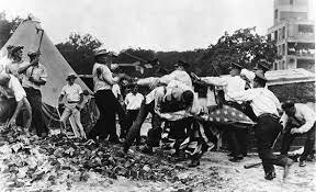 Bonus Expeditionary Force converges on Washington to demand payment of bonuses promised to war veterans.