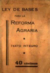 Ley de Bases de la Reforma Agraria