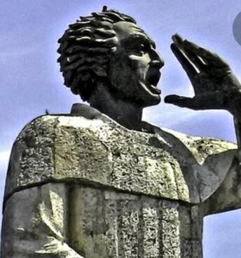 Fray antonio montesino da su sermón en contra de maltrato alos indios.