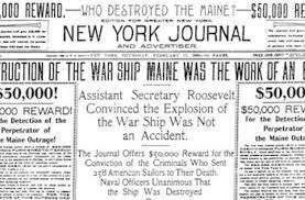 The Yellow press began to shape American public opinion with respect to Cuba's Civil war
