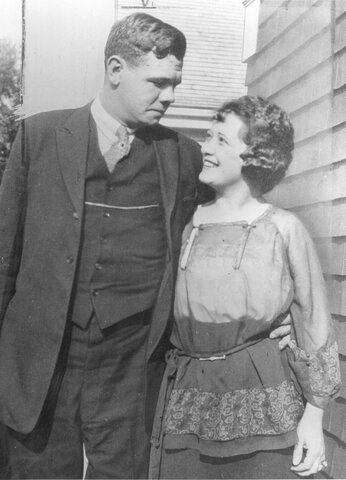 Babe Ruth and Helen Woodford