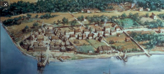 The English people found the first English settlement named Jamestown.