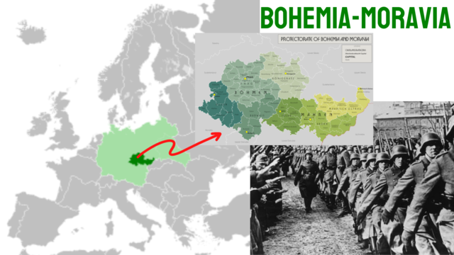 Invasión de Bohemia-Moravia. Alemania