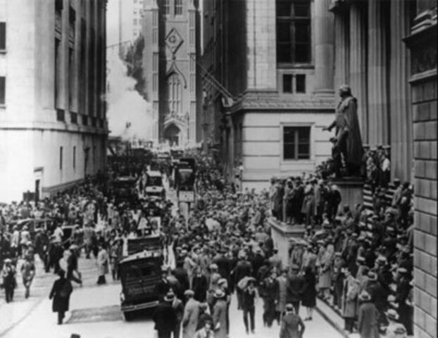 Jueves Negro, el día que se derrumbó Wall Street y comenzó la Gran Depresión ⚠︎
