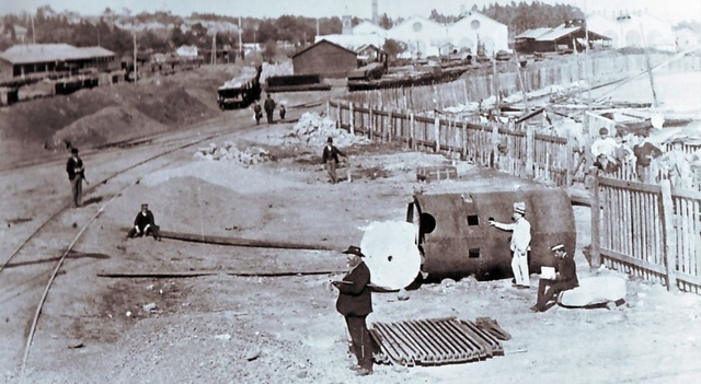 The building was begun