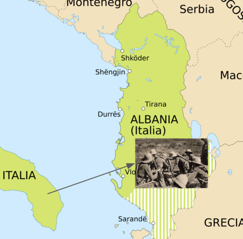 Invasión italiana de Albania