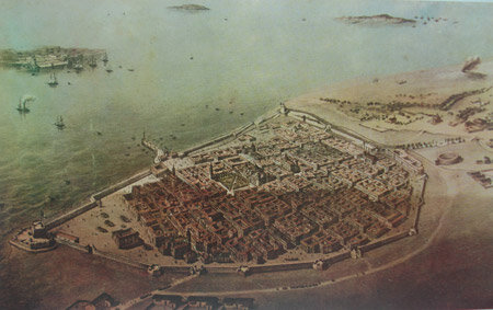 10. Izamiento de la bandera de México en San Juan de Ulúa, 18 de Noviembre de 1825