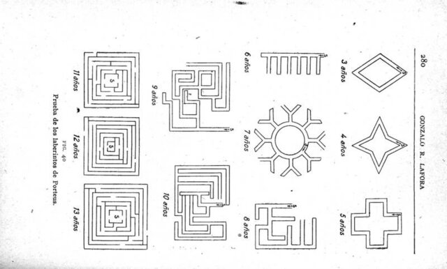 Aparece la prueba de laberintos de Porteus, la cual pretende la evaluación de las capacidades mentales libre de influencias culturales