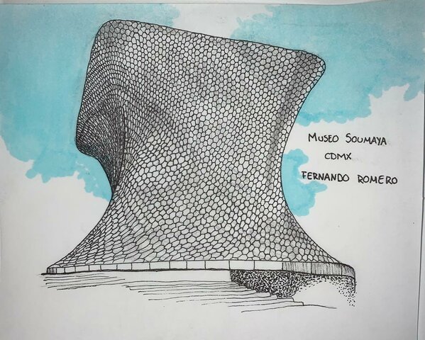 Fernando Romero (Dibujo realizado por estudiante)