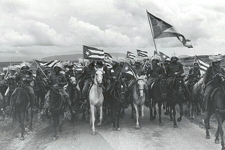 1959: Revolución cubana.