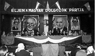 Az MKP és MSZDP egyesülése Magyar Dolgozók Pártja néven