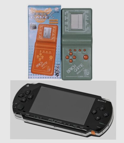 PlayStation Portable (PSP) and Brick Game