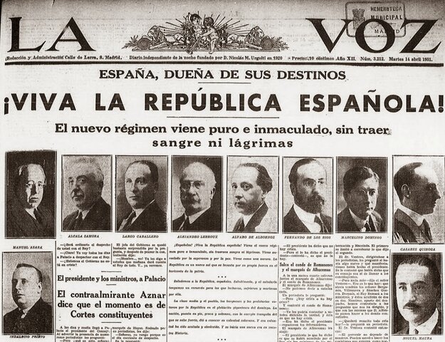 Proclamación de la II República