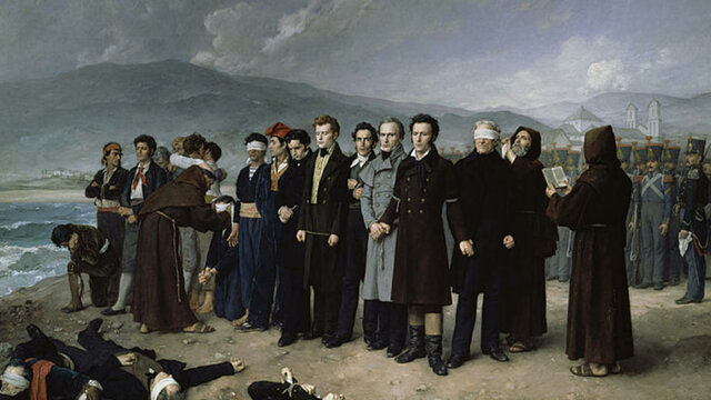 Fusilamiento del general  Del Riego