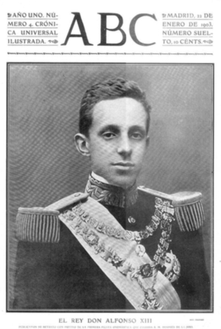 Mayoría de edad de Alfonso XIII