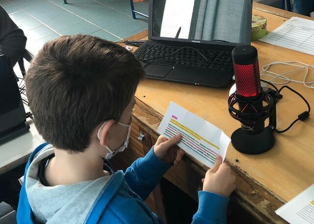 Tecnologia: Lettura e registrazione dei racconti