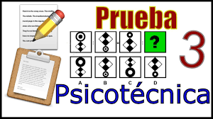la primera prueba  psicométrica