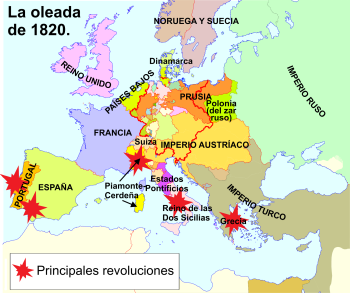 Primera oleada revolucionaria