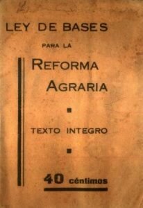 Ley de Bases de la Reforma Agraria.