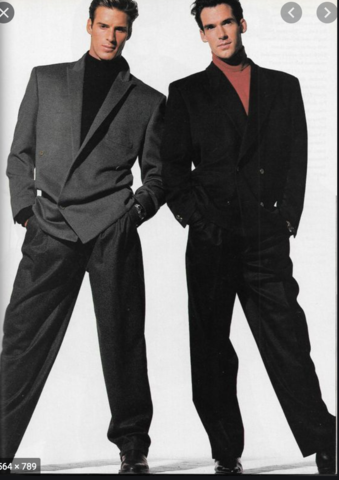 80s/90's Men's Suit Trend