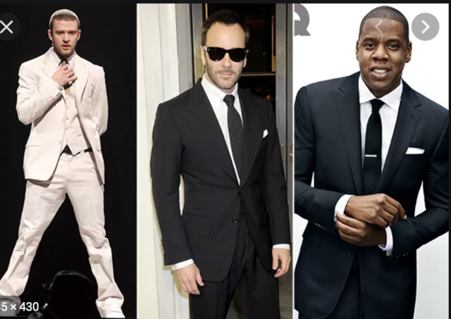 2000's Men's Suit Trend