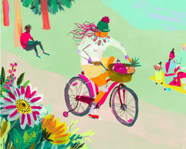 Aprendí a andar en bici