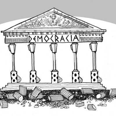 Timeline: HISTORIA DE LA DEMOCRACIA 11°2