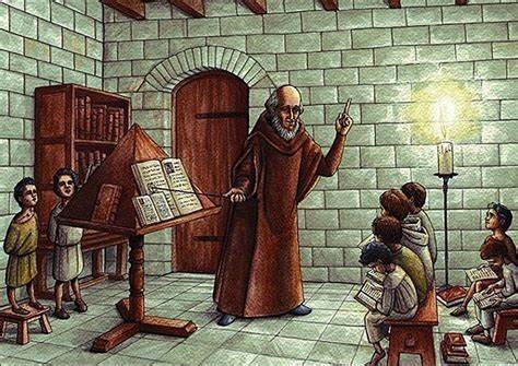 Agustín se establece como profesor oficial de retórica