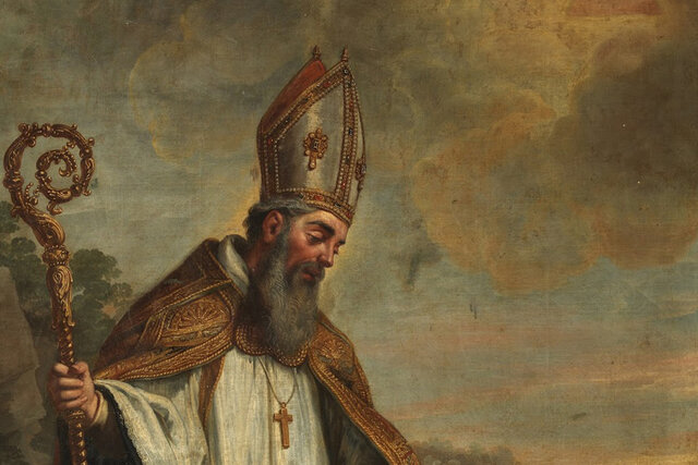 San Agustín se ordena sacerdote