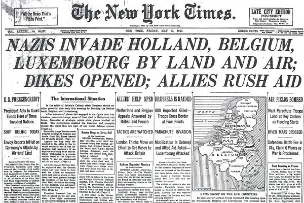 Invasion of Belgium and Holland