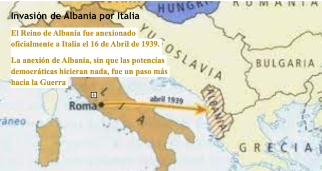 Invasión de Albania por Italia