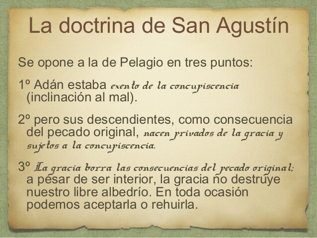 Difusión de las doctrinas de San Agustín
