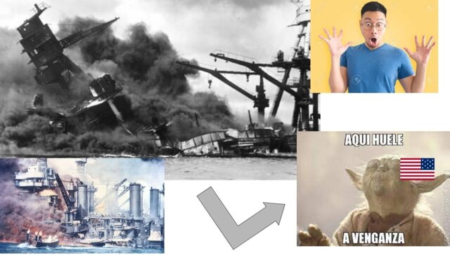 Ataque a Pearl Harbor.