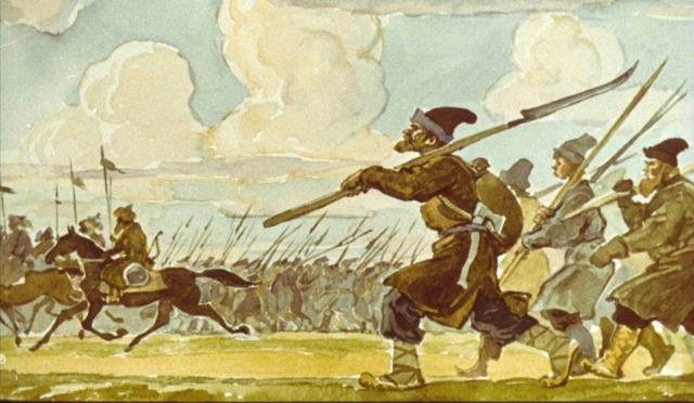 Revuelta de Stepan Razin contra el gobierno de Moscú.