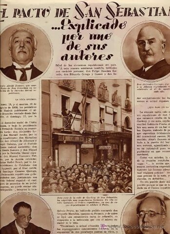 Pacto de San Sebastián.