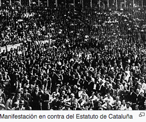 1932, Aprobación del Estatuto de Cataluña.