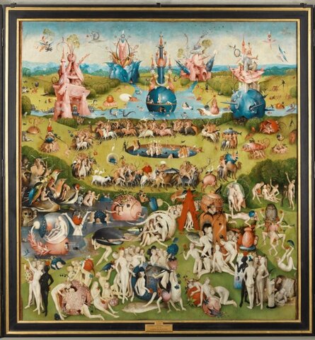 Gótico: Pintura. El jardín de las delicias (El Bosco)