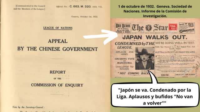 Informe Lytton. Salida de Japón de la SDN