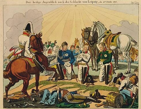 Battle of Leipzig - Final day - Napoleon's surrender