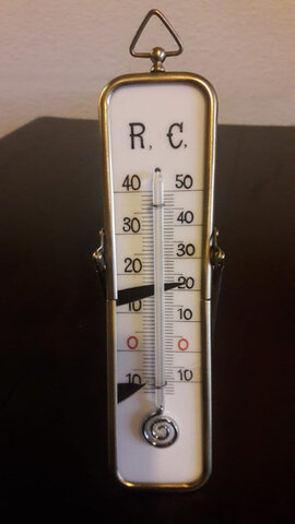 termómetro de mercurio