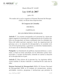 LEY 1145 DE JULIO 10 DE 1997