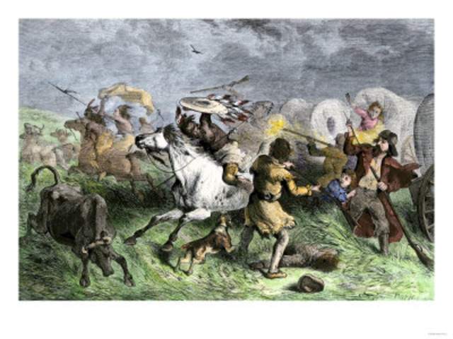 Indians Attack Plymouth, Massachusetts And Providence