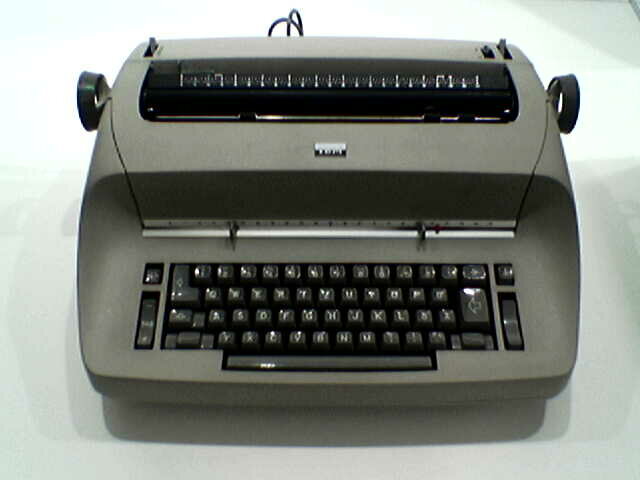 Begins Production of Electric Typewriters