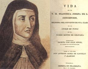 Vida, Francisca Josefa de la Concepción del Castillo.