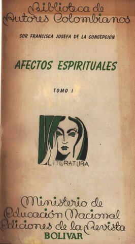 Afectos espirituales, Francisca Josefa de la Concepción del Castillo.