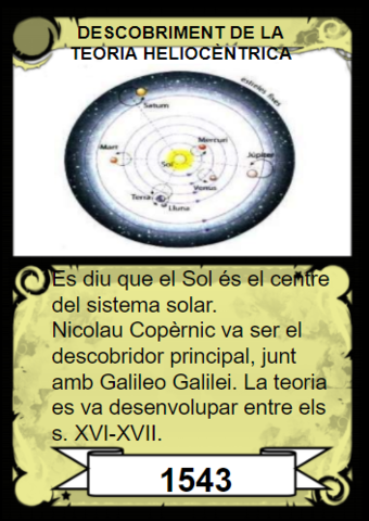 DESCOBRIMENT DE LA TEORIA HELIOCÈNTRICA