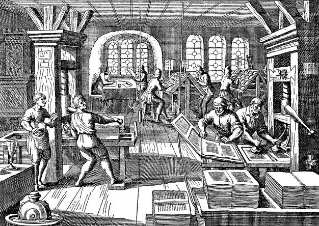 Könyvnyomtatás - Gutenberg